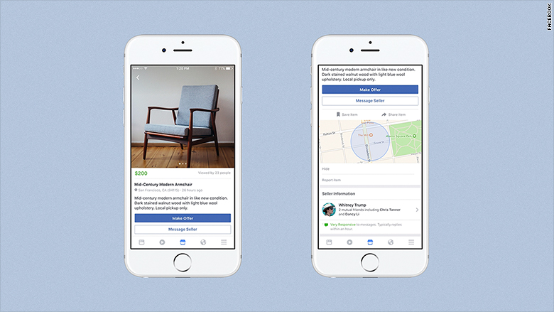 Facebook's new 'Marketplace' is a Craigslist competitor