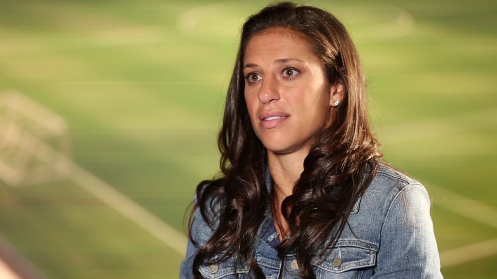 Carli Lloyd: 'We put just as much effort in as men do'