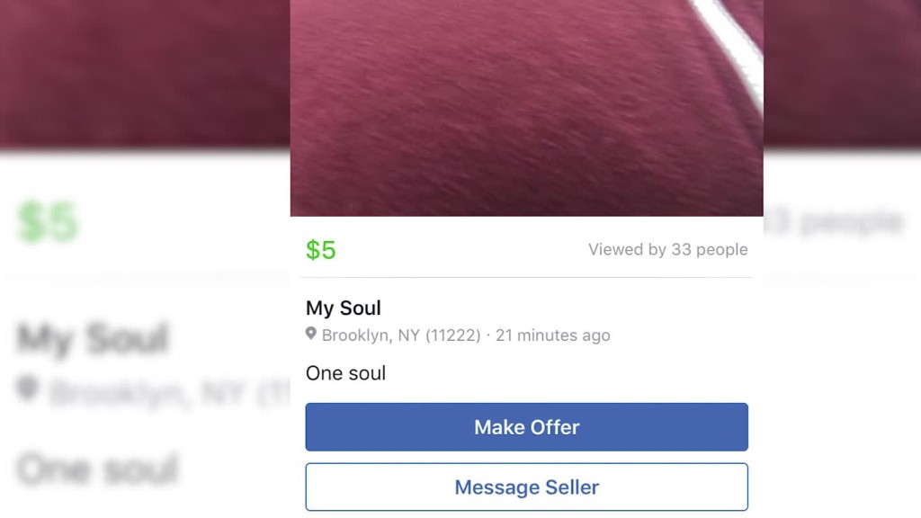 A look at the weird posts on Facebook Marketplace 