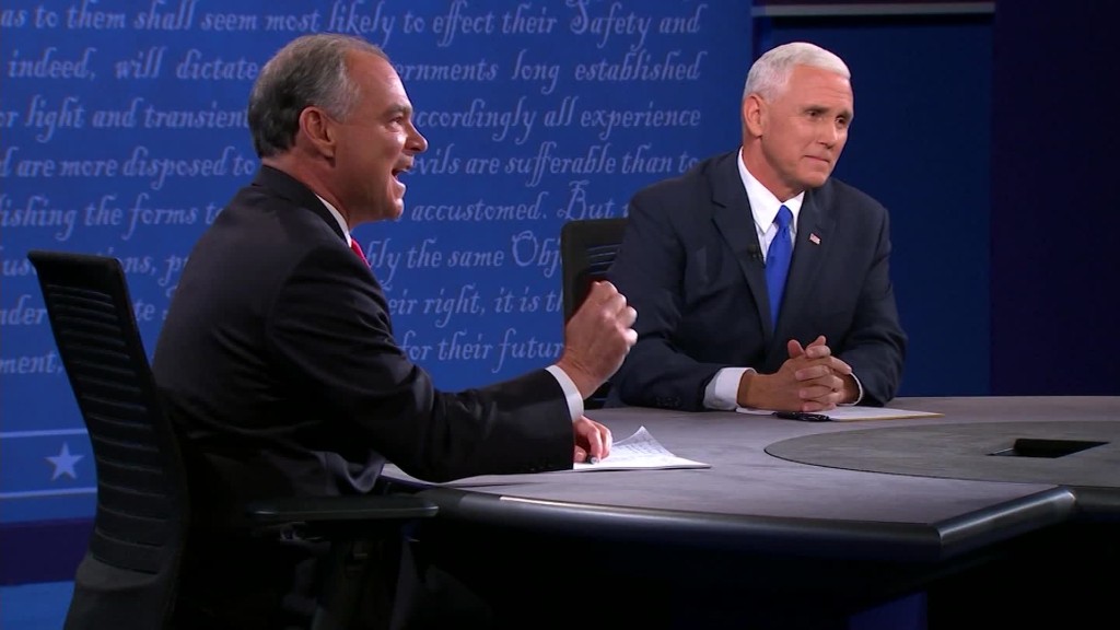 The contentious vice presidential debate in 90 seconds