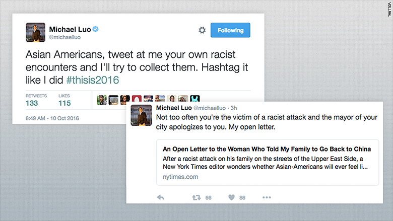 racist tweets asians