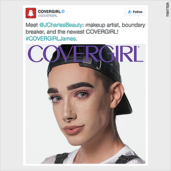 James charles deals covergirl