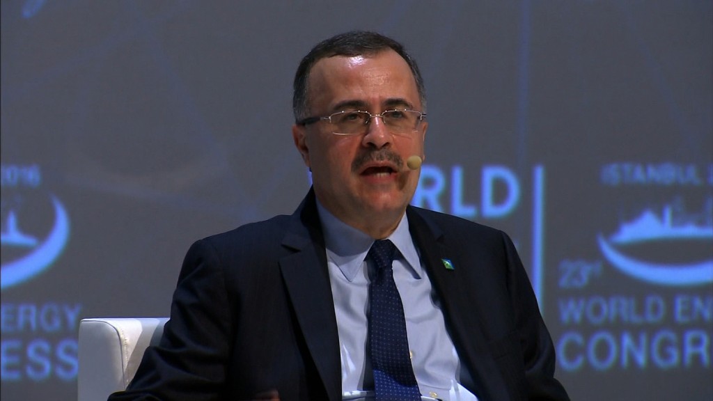 Saudi Aramco CEO: Happy to share financials when we go public