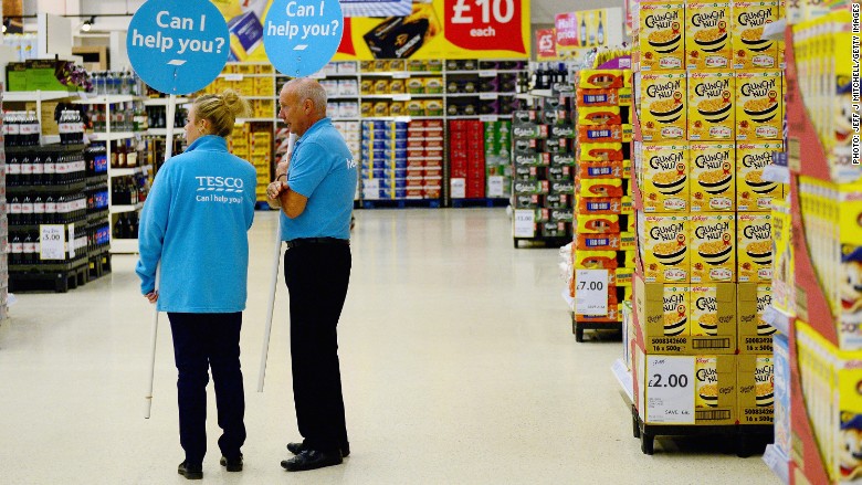 tesco aisle