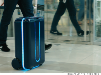 Autonomous suitcase store