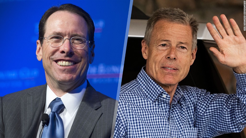 Time Warner, AT&T CEOs on $85 billion merger