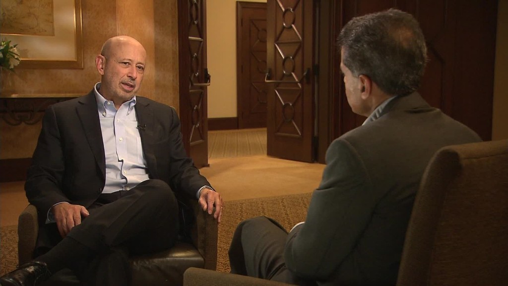  Blankfein: "People should feel better" about the economy