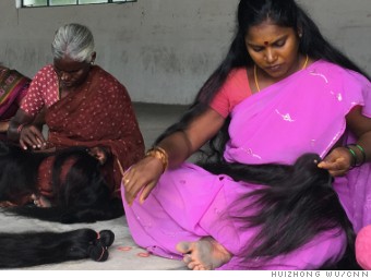 The surprising source of some celebrities' hair extensions The surprising source of some celebrities' hair extensions