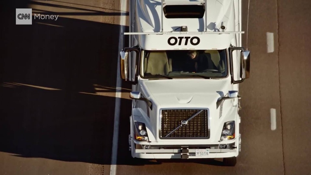 Self-driving truck makes first shipment: 50,000 cans of beer