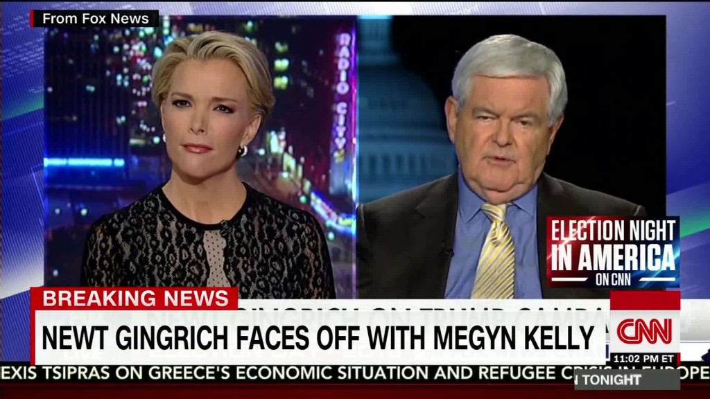 Megyn Kelly and Newt Gingrich clash during interview