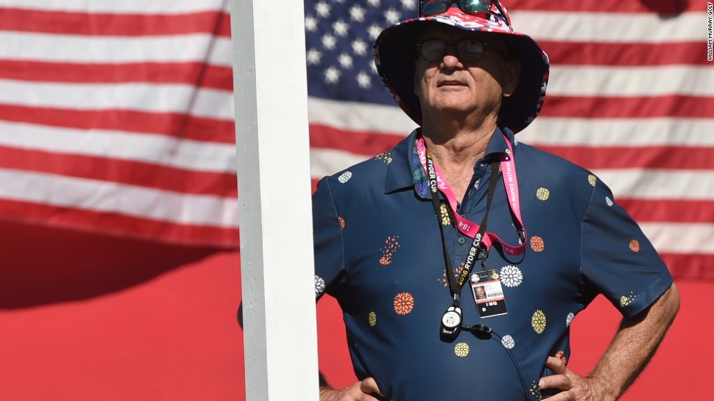 Bill Murray brings his distinct style to golf clothes