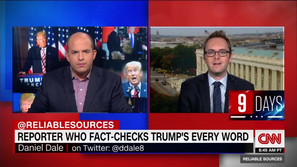 Reporter counts Trump's untruths every day