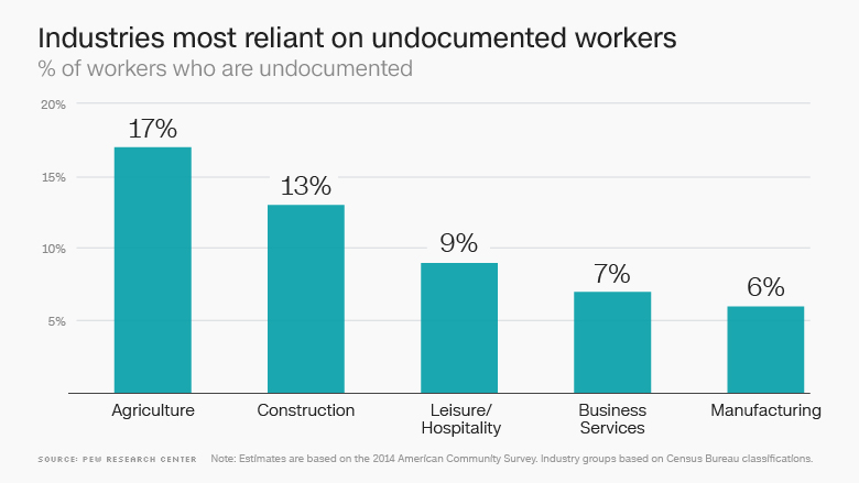 undocumented worker industries