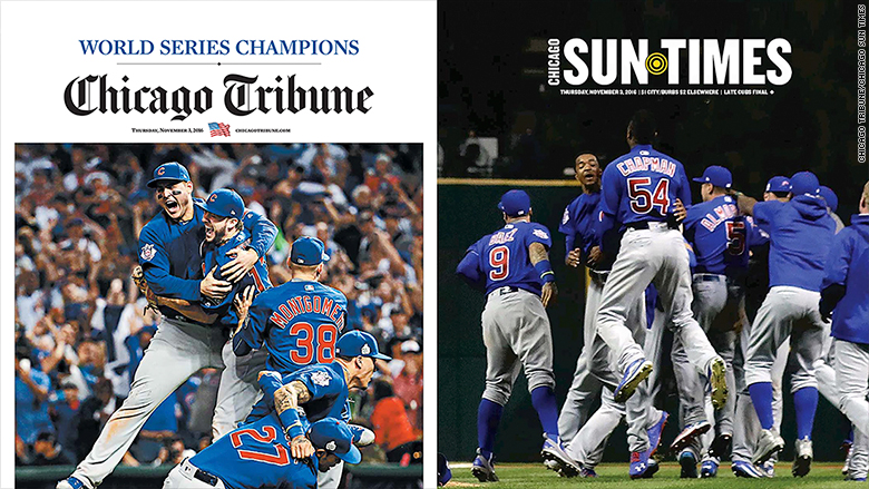 chicago tribune sun times split