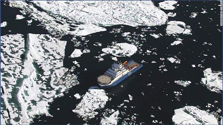 artic drone image 