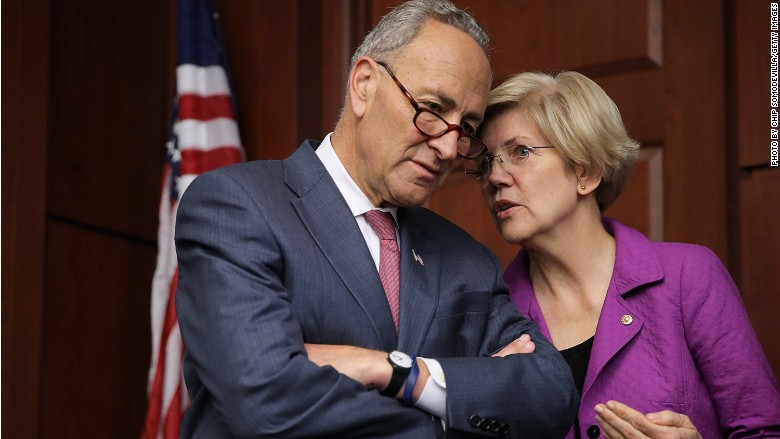 Elizabeth Warren Senate Chuck Schumer