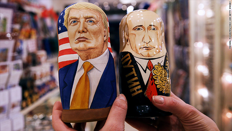 trump putin russian dolls