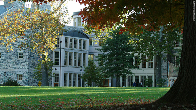 most expensive colleges 2016 haverford