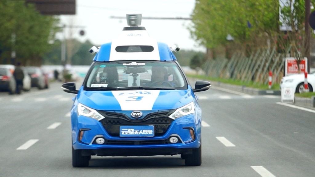 Riding shotgun in Baidu's driverless car
