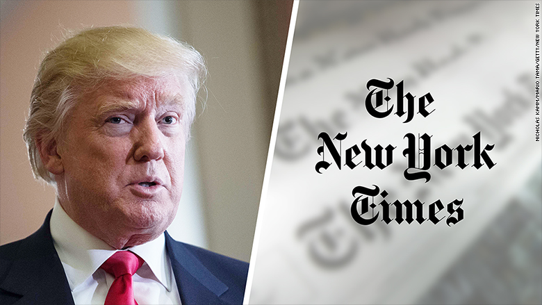 Trumps Love Hate Relationship With The Not Failing New York Times