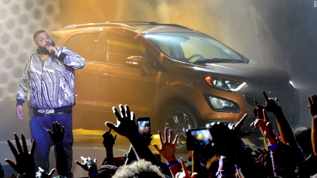 DJ Khaled unveils new Ford EcoSport on Snapchat
