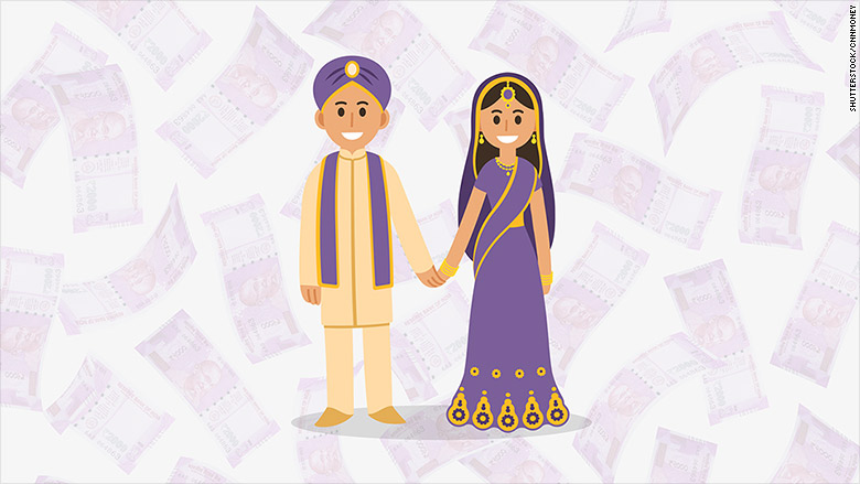 india cash ban weddings