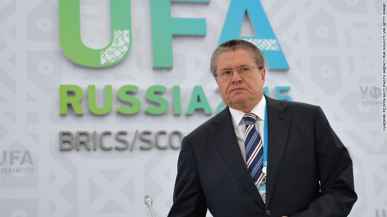 russia economic minister alexei ulyakyev