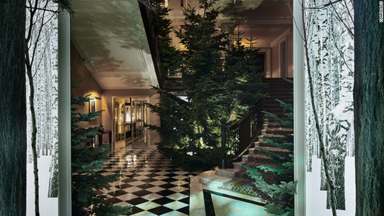 ive christmas tree claridges