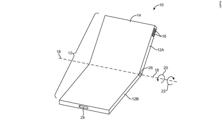 apple patent folding screen