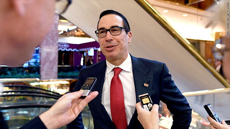 steve mnuchin treasury secretary