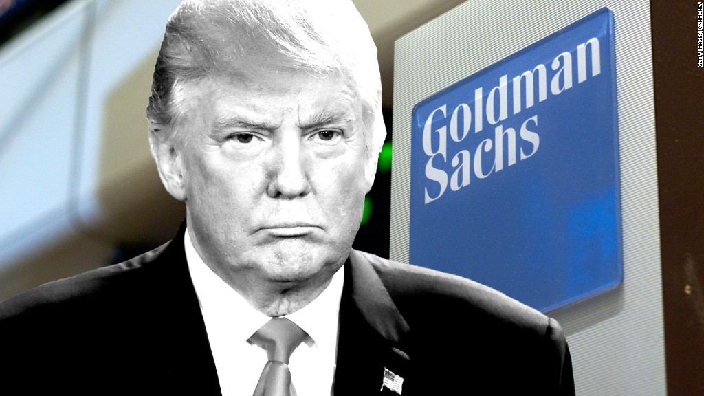 Trump fills top spots with Goldman Sachs employees