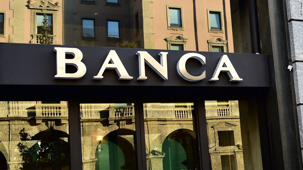 Italian banks are drowning in bad debt