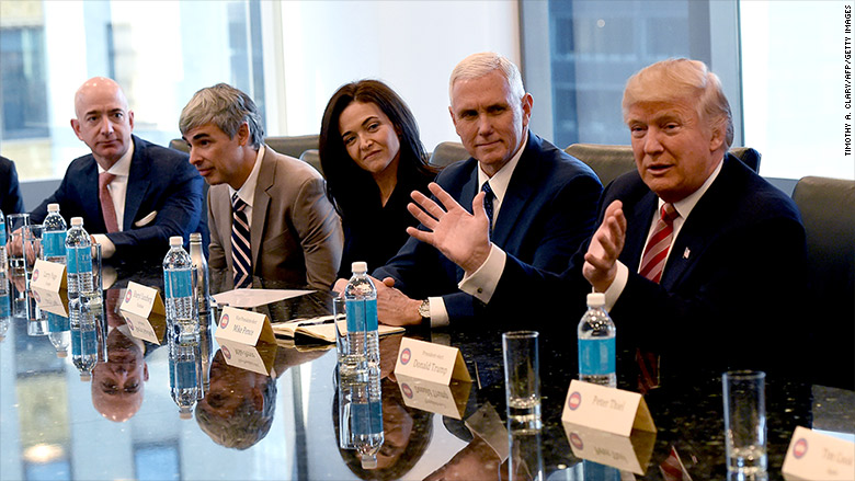 trump tech summit meeting