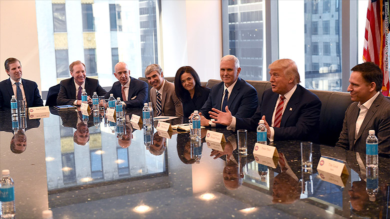 trump tech summit meeting