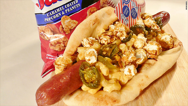 hot dog cracker jack baseball