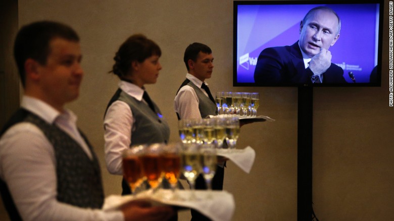 Putin drinking