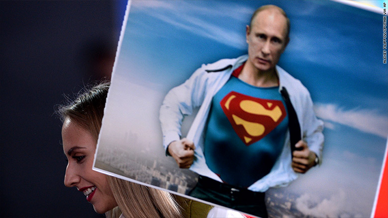 putin superman picture