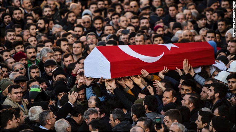 Istanbul funeral terrorist attack