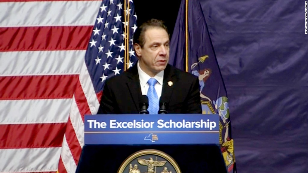 New York state could soon offer free college tuition