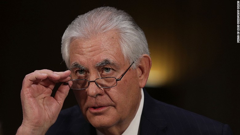 Tillerson hearing secretary state