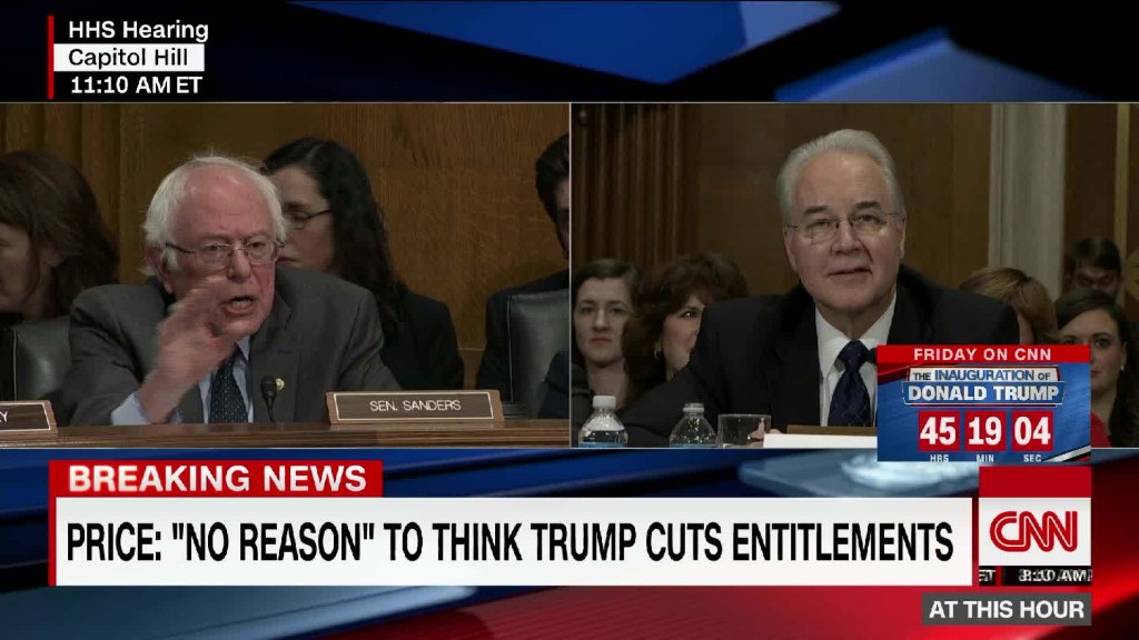 Sanders to HHS pick: 'We are not a compassionate society'