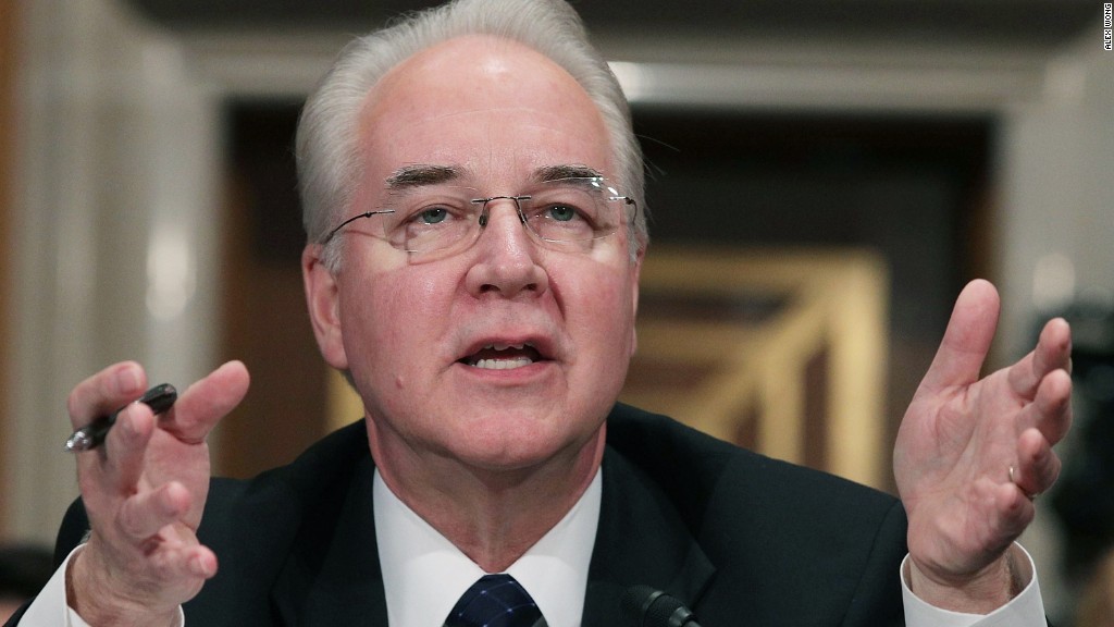 Senate Democrats grill HHS pick Tom Price