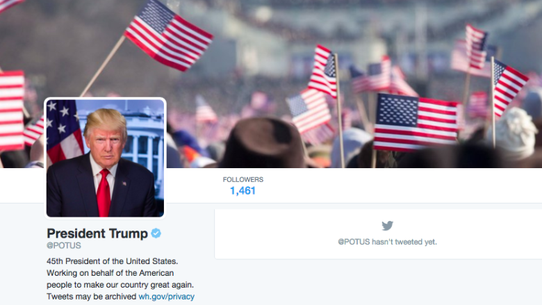 trump potus account