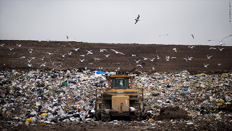 diapers landfill