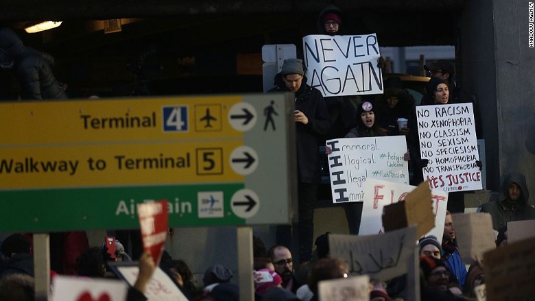 JFK Airport protest