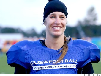 Young Women Tackle Professional Football