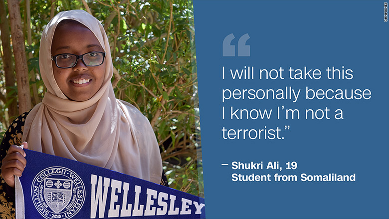 wellesley student somaliland shukri ali