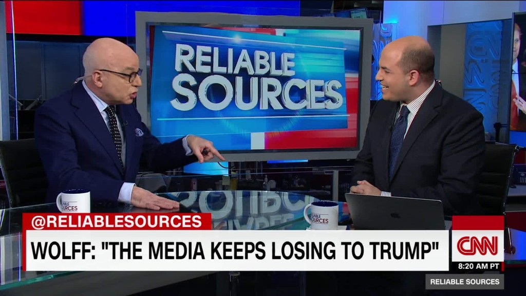 Wolff: Media tries to 'take Trump down'