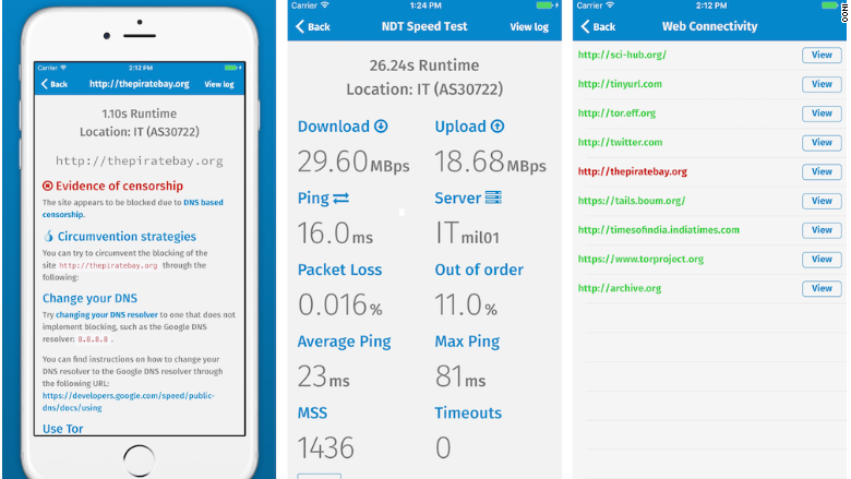 ooniprobe app