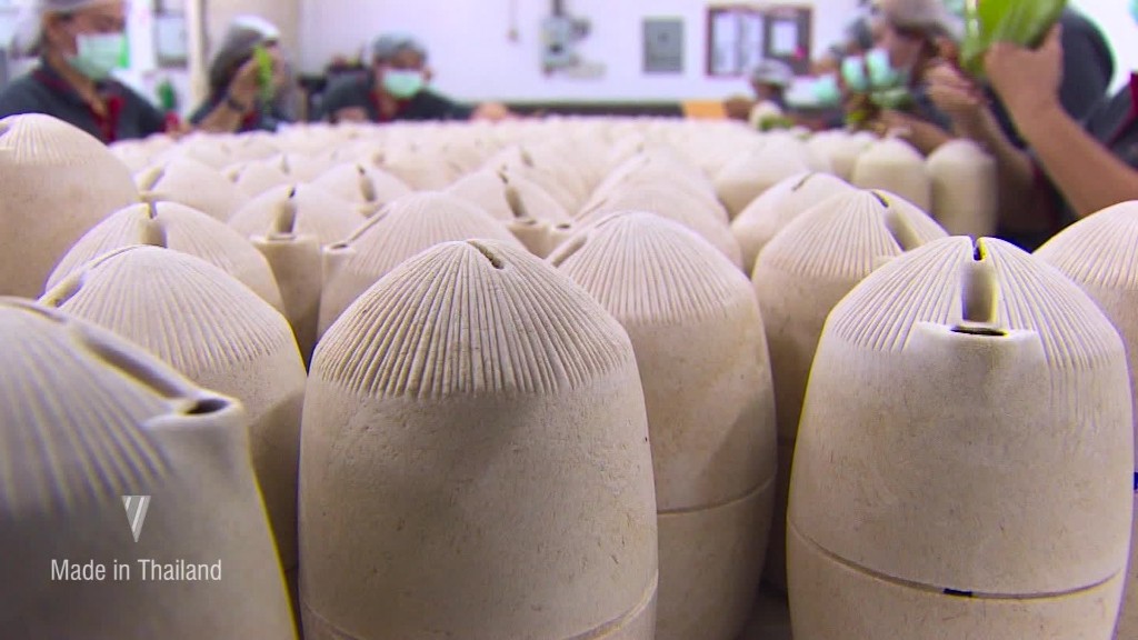 Perusahaan asal Thailand ini membuat kemasan makanan dari bambu untuk mengurangi sampah